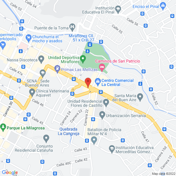 Mapa de Sala De Belleza Unisex