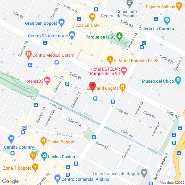 Mapa de Salazar Cano Y Cúa. S.A.S.