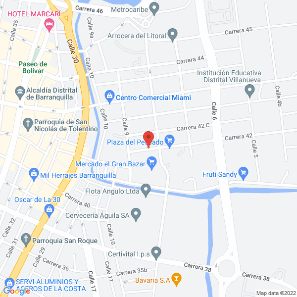 Map of Sales El Carmen