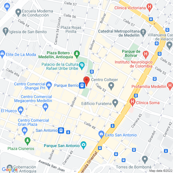 Mapa de Salon Social El Deportista