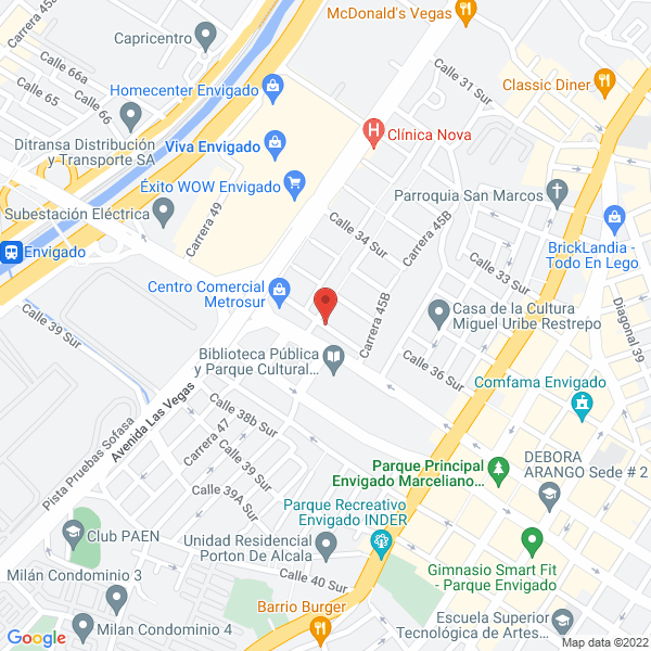 Mapa de Salsamentari Estrella Del Portal