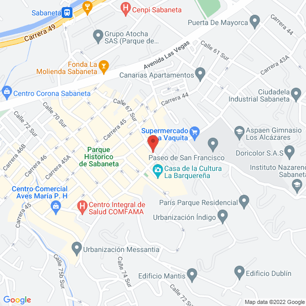 Mapa de Salsamentaría El Paso