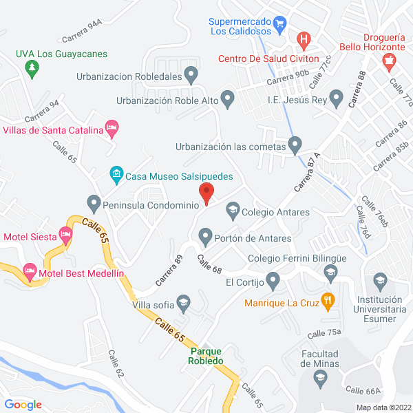 Mapa de Salsamentaría Lema