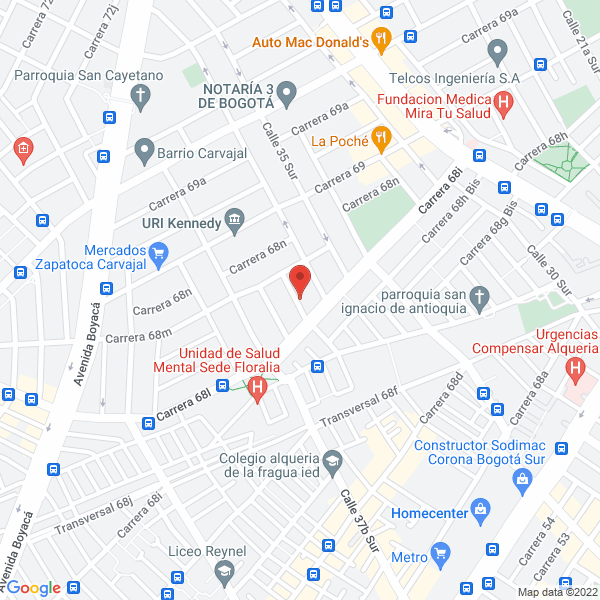 Mapa de Salsamentaria Williams