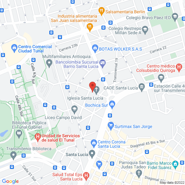 Mapa de Pizza House