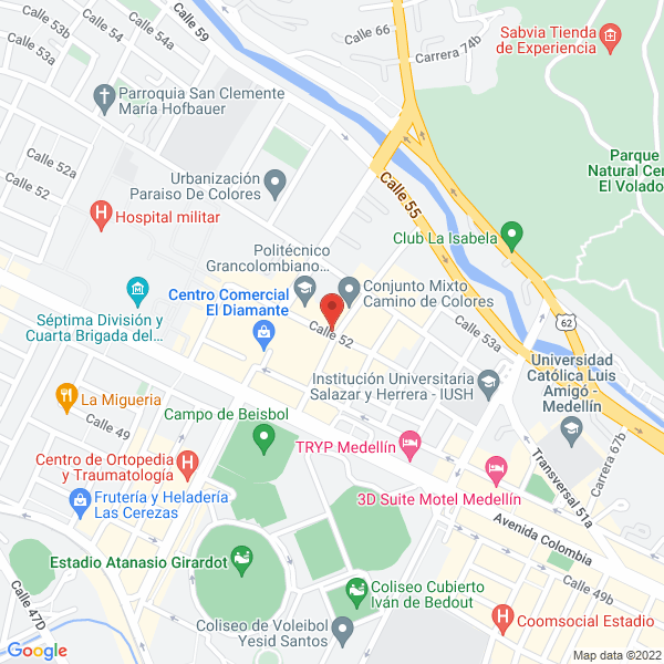 Mapa de Pizzería La Tribuna