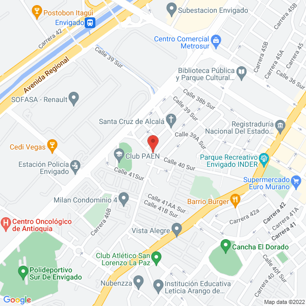 Mapa de Pizzería Noi Caffe