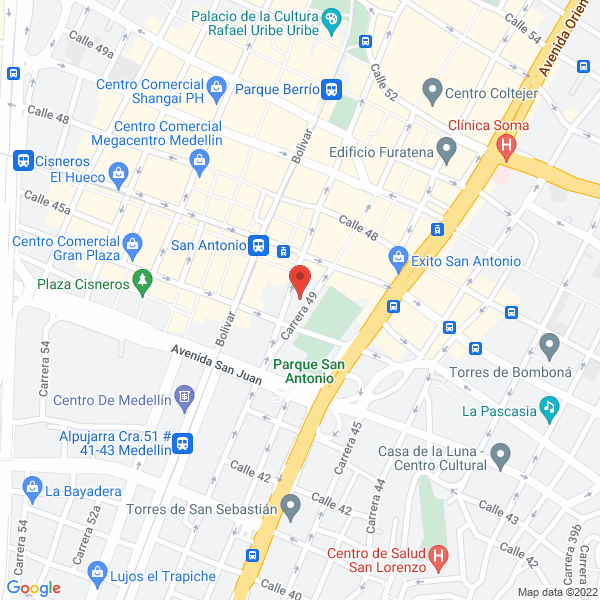Mapa de San Herrajes