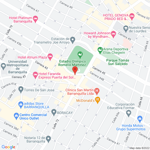 Map of Sanar Plus