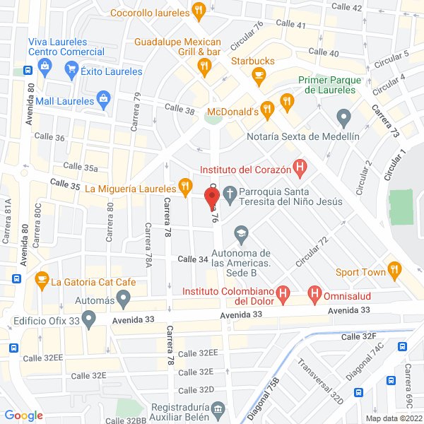 Mapa de Sanín Arango Victoria Eugenia