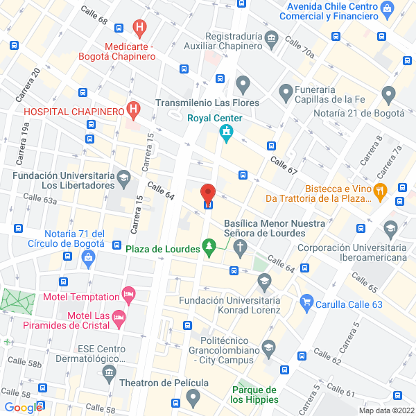 Mapa de Santamaría Eventos