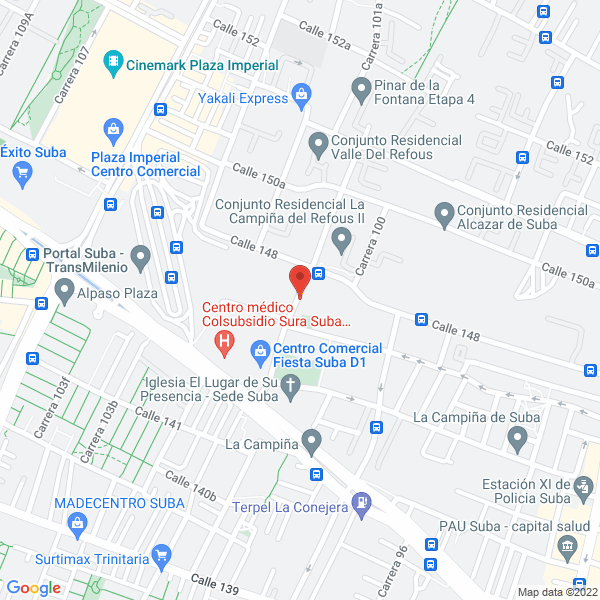 Mapa de Sar Suministros S.A.S.