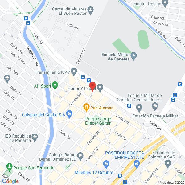 Mapa de Sarmiento Mora Hnos. Ltda.