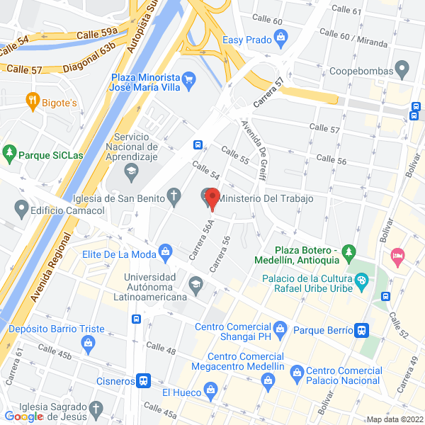 Mapa de Serifa Taller Gráfico