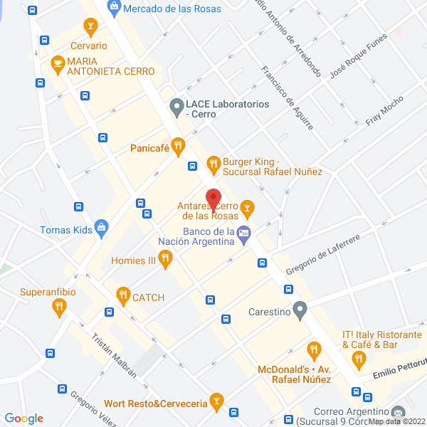Map of La Santeria - Pasionaria de los Cerros