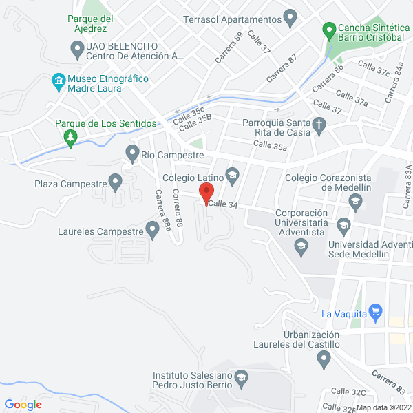 Mapa de Serinprof E.U
