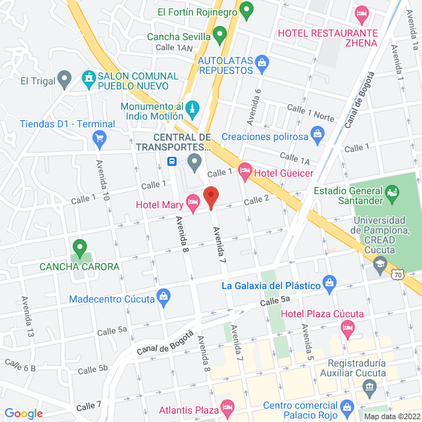 Map of Serquinort Ltda.