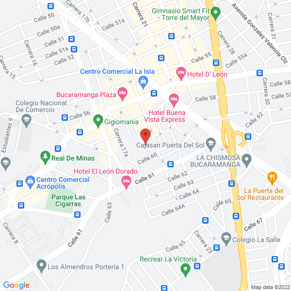 Map of Serranos Publicaciones Ltda.
