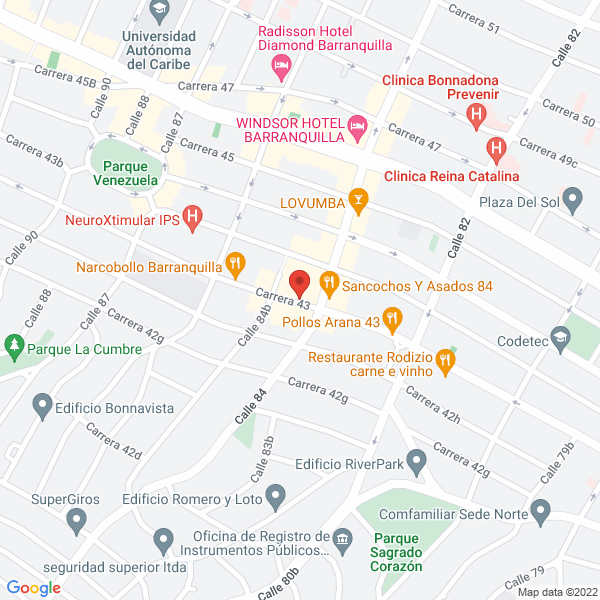 Map of Restaurante El Portal Del Marisco