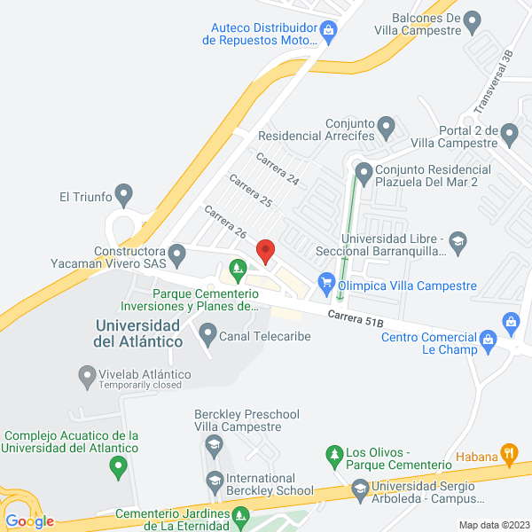 Map of Restaurante El Punto Sabroso