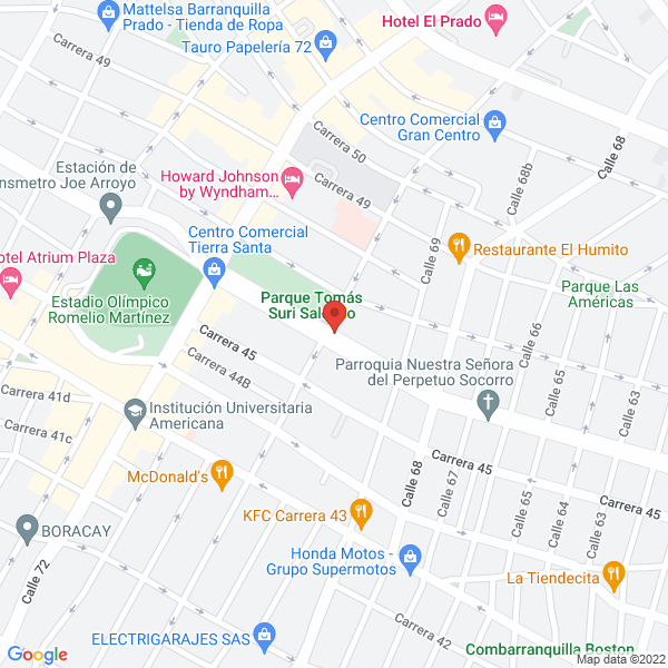 Map of Restaurante El Torito Santandereano