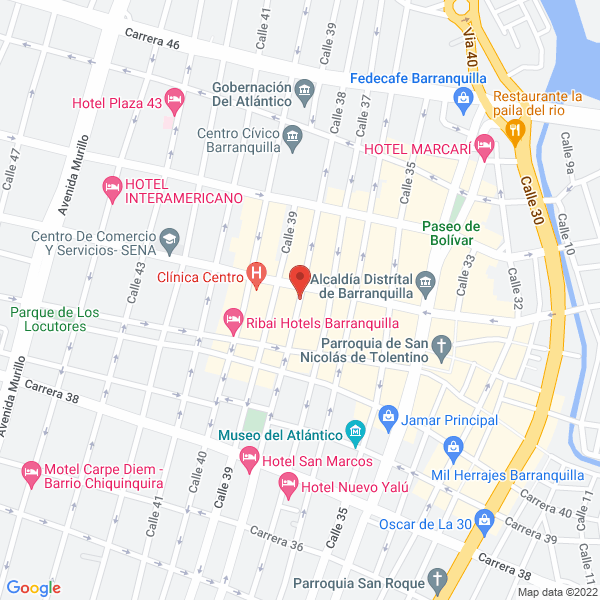 Map of Restaurante Evemaur