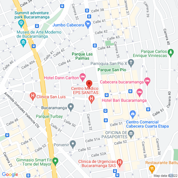 Map of Restaurante Frutería May Junior