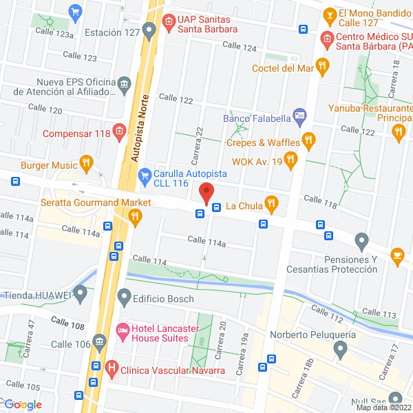 Mapa de Restaurante La Biferia De Andres