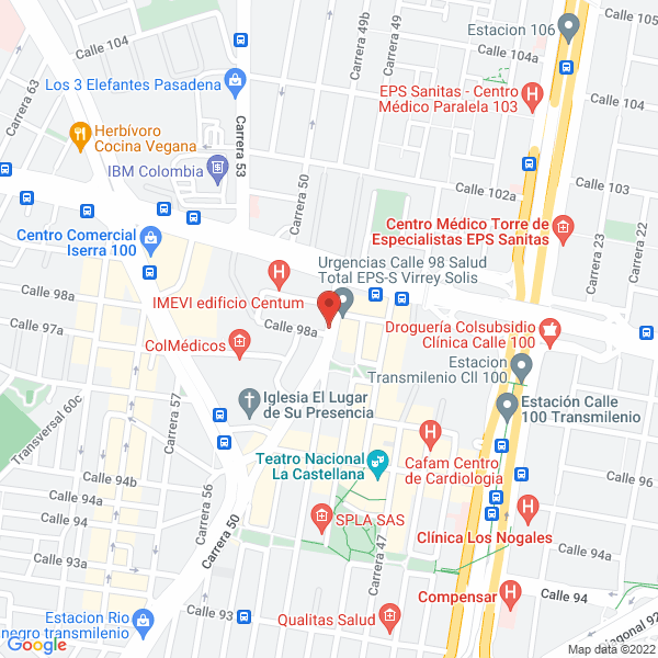 Mapa de El Pechirojo Castellana