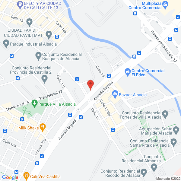Mapa de Restaurante La Doble Trece