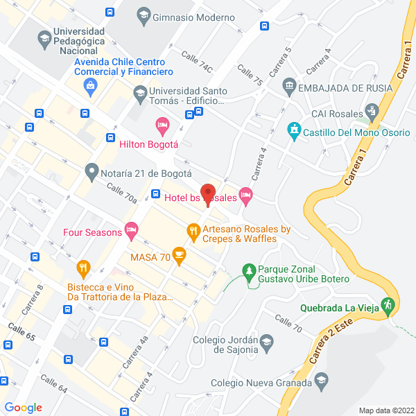 Mapa de Restaurante La Marsellesa