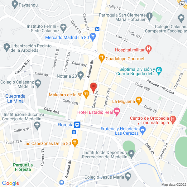 Mapa de Sion Ministerios Escuela