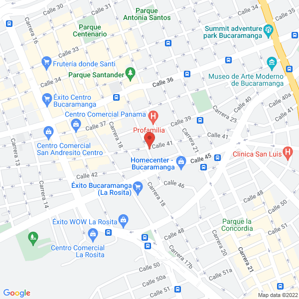 Map of Panadería Y Bizcochería Manrique
