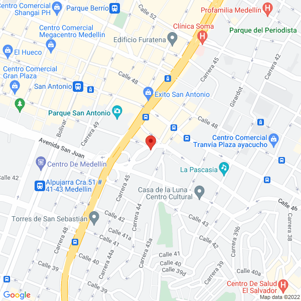 Mapa de Panadería Y Cafetería Arban Pan