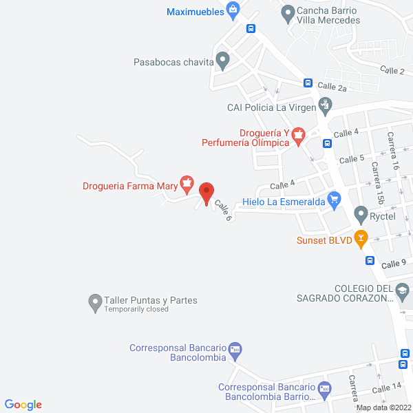 Map of Panaderia Y Pasteleria El Condor