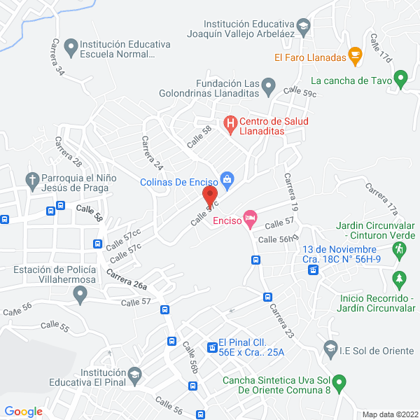 Mapa de Panadería Los Mangos