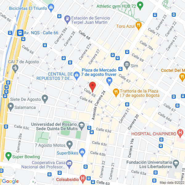 Mapa de Panamerican Distribuciones Ltda