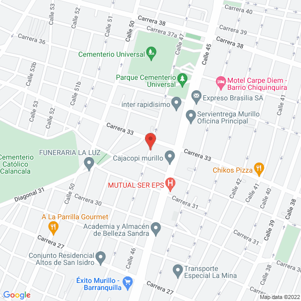 Map of Panequipos Ltda.