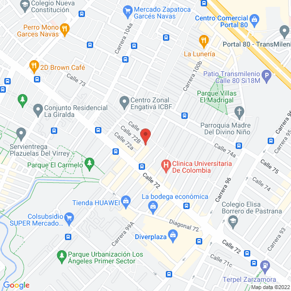 Mapa de Panificadora Disfrupan Ltda.