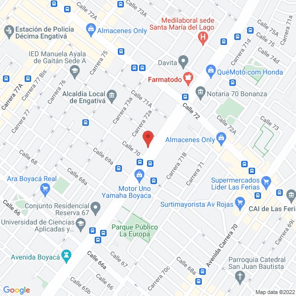 Mapa de Pantupies Ltda.