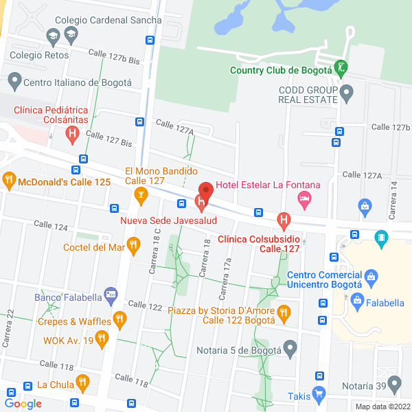 Mapa de Patronato Colombiano De Artes Y Ciencias