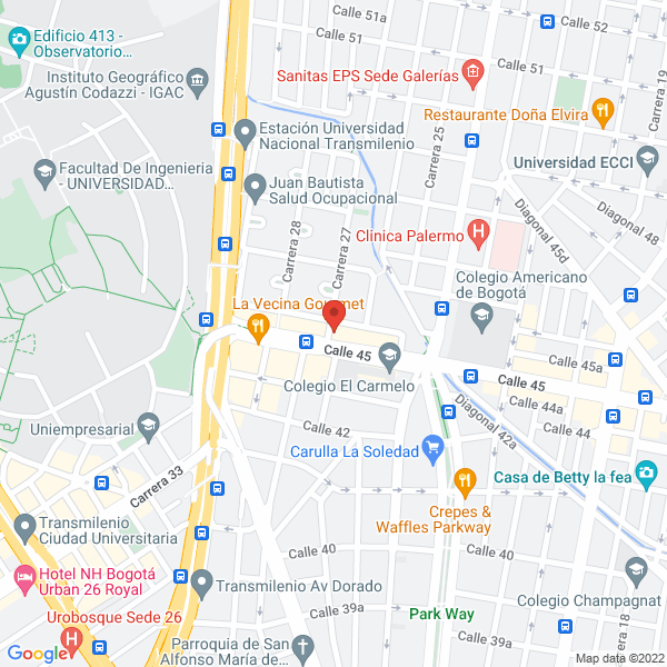 Mapa de Soluciones Odontologicas Especializadas S.A.S.