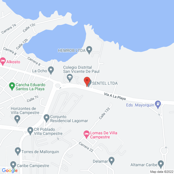 Map of Soluglass Del Caribe