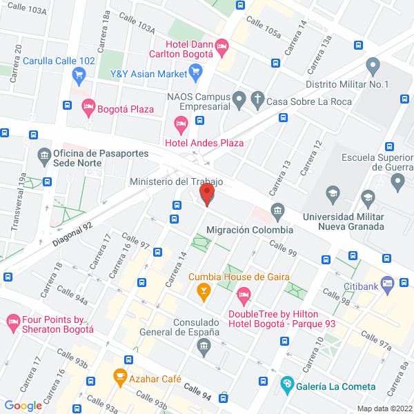 Mapa de Solupak Sas