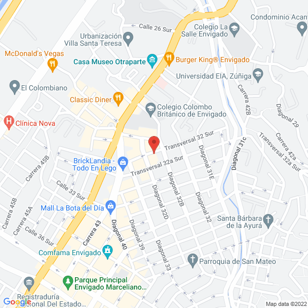 Mapa de Soluquímicas Microkjel Ltda
