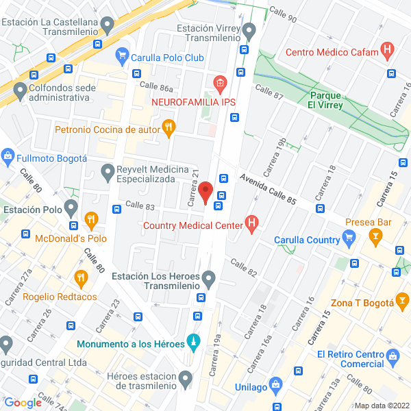Mapa de Sombrerería Nates