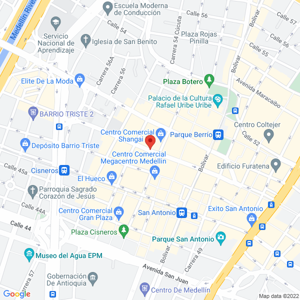 Mapa de Sombreros La Frontera