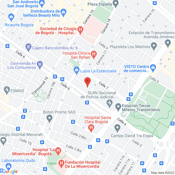 Mapa de Soportes Y Tornillo