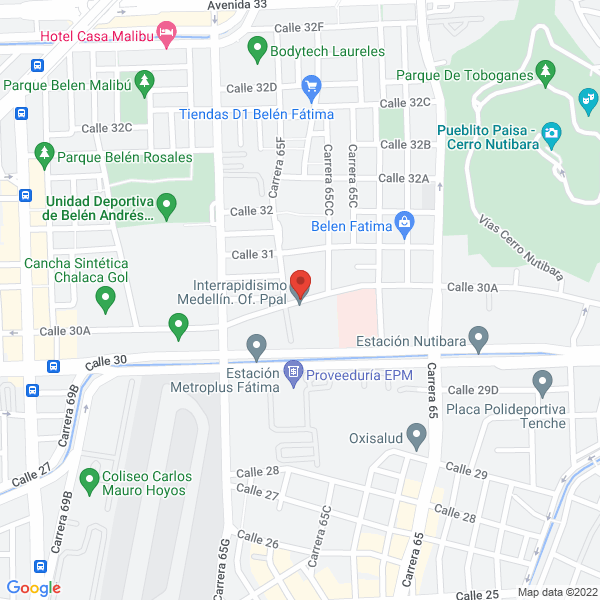 Mapa de Restaurante Los Comuneros