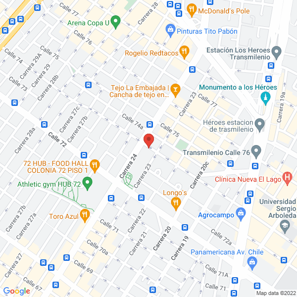 Mapa de Restaurante Los Santandereanos Chucureños